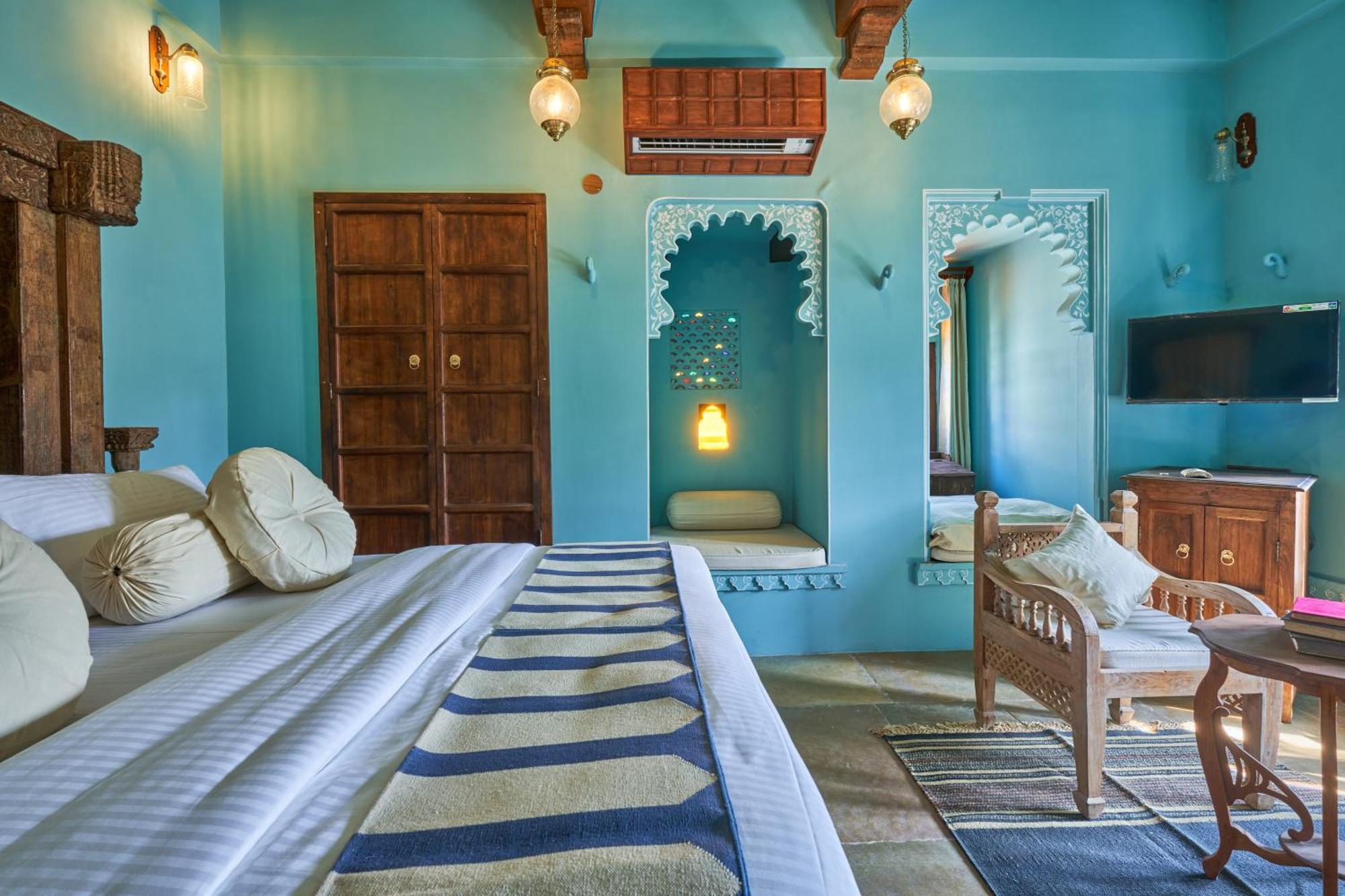 Kaladwas Lal Haveli Hotel Udaipur Bagian luar foto
